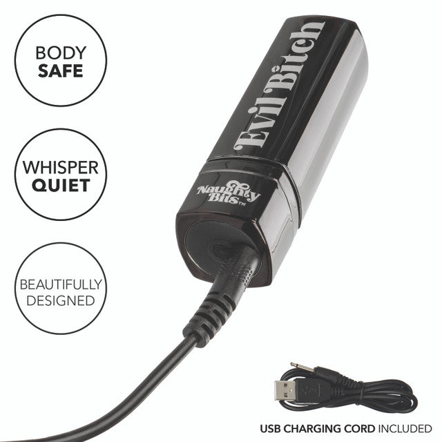 Naughty Bits EVIL BITCH Lipstick Vibrator