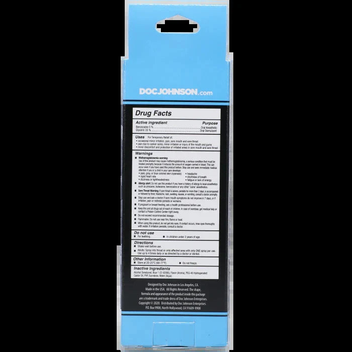Doc Johnston Cotton Candy Deep Throat Oral Spray