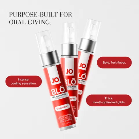 Strawberry Flavoured Oral Pleasure Gel - 30 ml Bottle