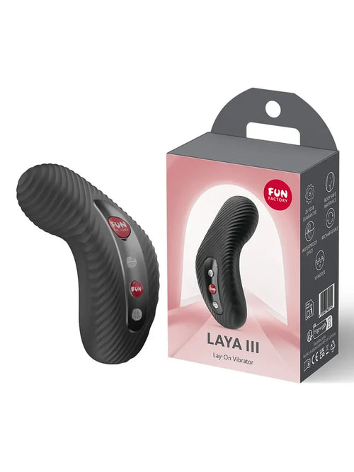 Fun Factory Laya III Lay-On Vibrator Black