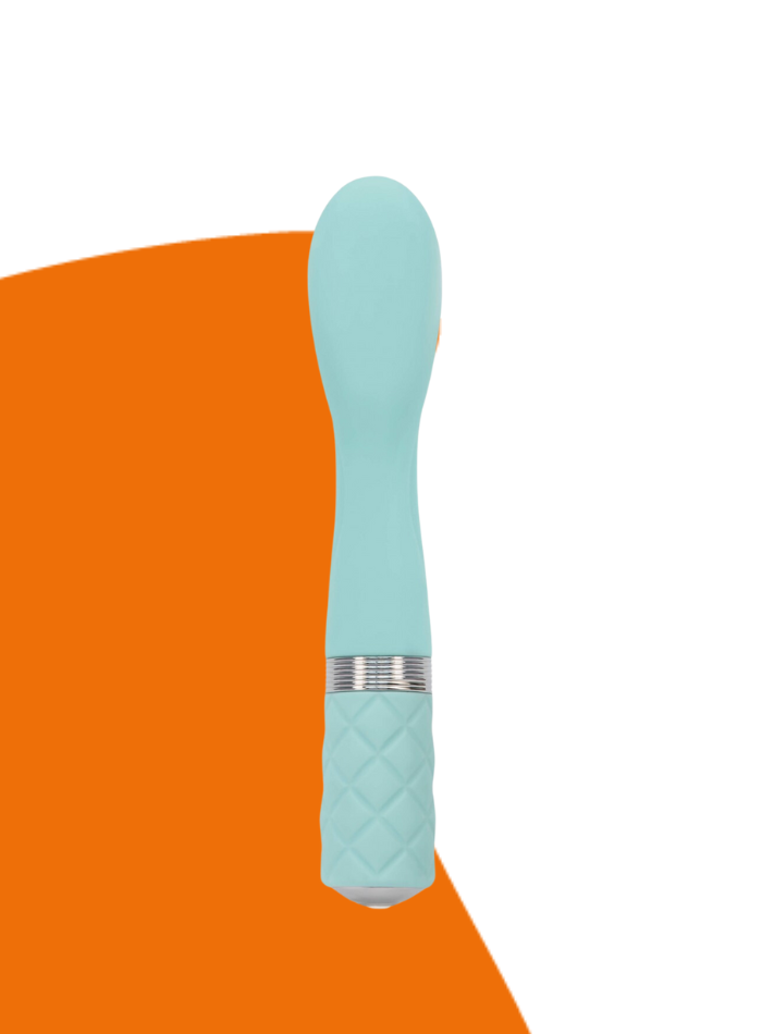 Pillow Talk SASSY G-Spot Vibrator - Swarovski Crystal Luxury Design Teal