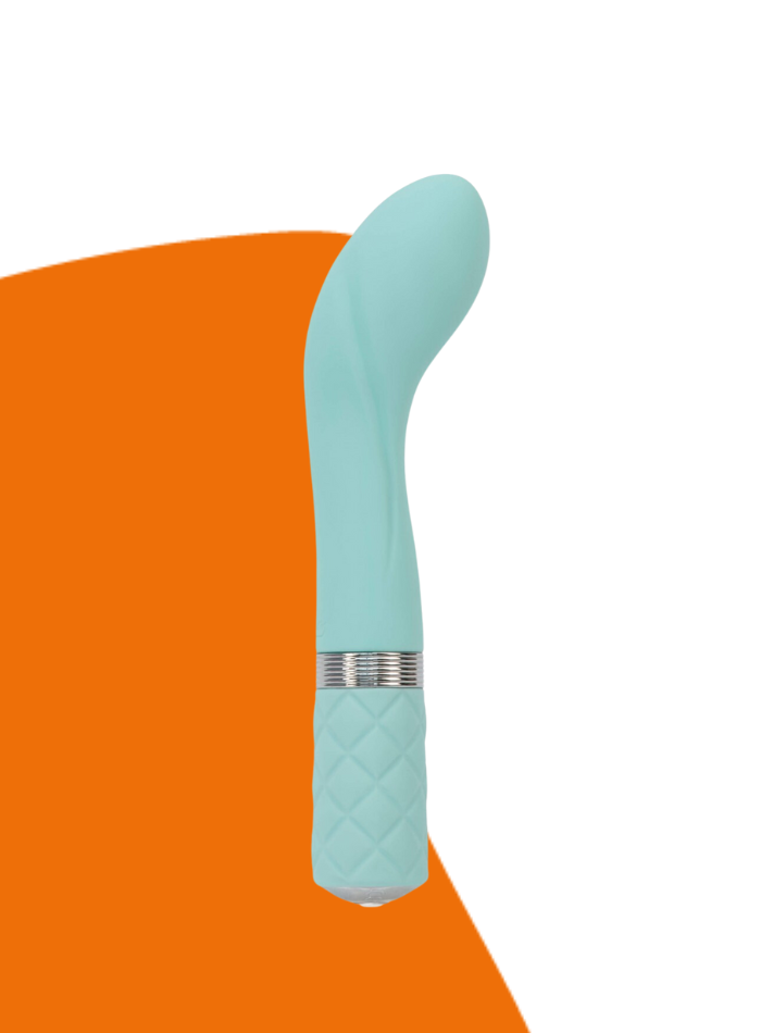 Pillow Talk SASSY G-Spot Vibrator - Swarovski Crystal Luxury Design Teal