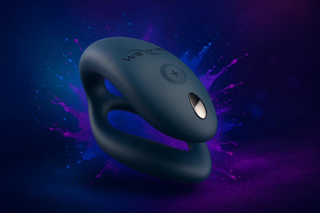 We-Vibe Sync O Dark Blue with Vibrant Background