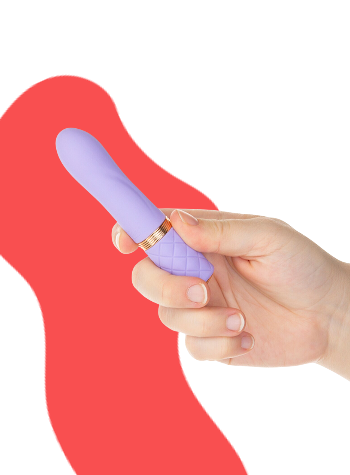 Pillow Talk FLIRTY Swarovski crystal bullet vibrator - Special Edition Sensual Kit - Purple Hue