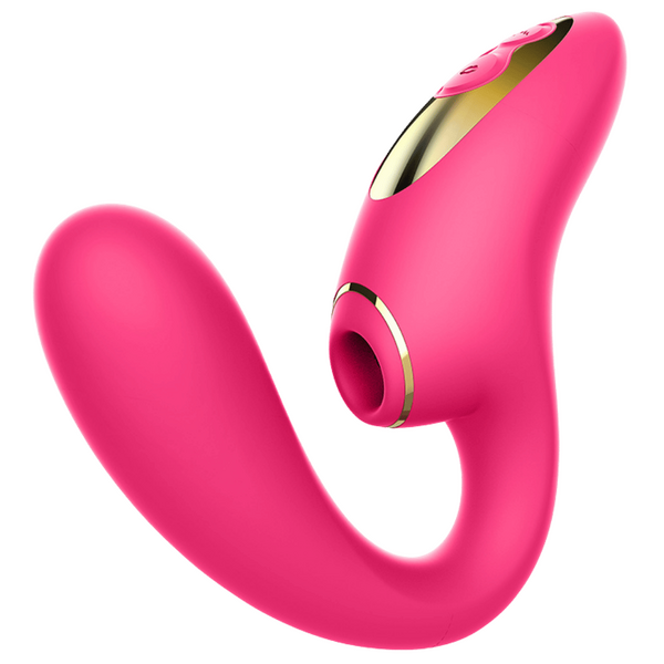 Kissen Dual-Action Clitoral Air Pulse Stimulator – Pink