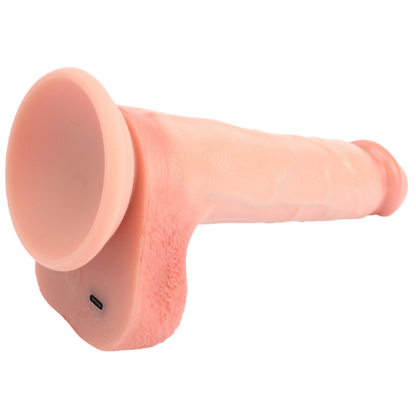 Aussie Dong Ozzy Thrusting Vibrating Dildo – Flesh