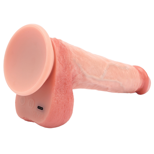 Aussie Dong John Thrusting Vibrating Dildo – Flesh