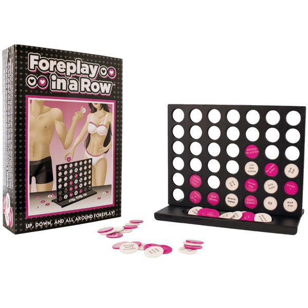 Foreplay In A Row Game - Couples Intimate Board Game
