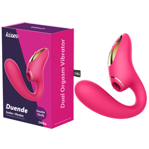 Kissen Dual-Action Clitoral Air Pulse Stimulator – Pink