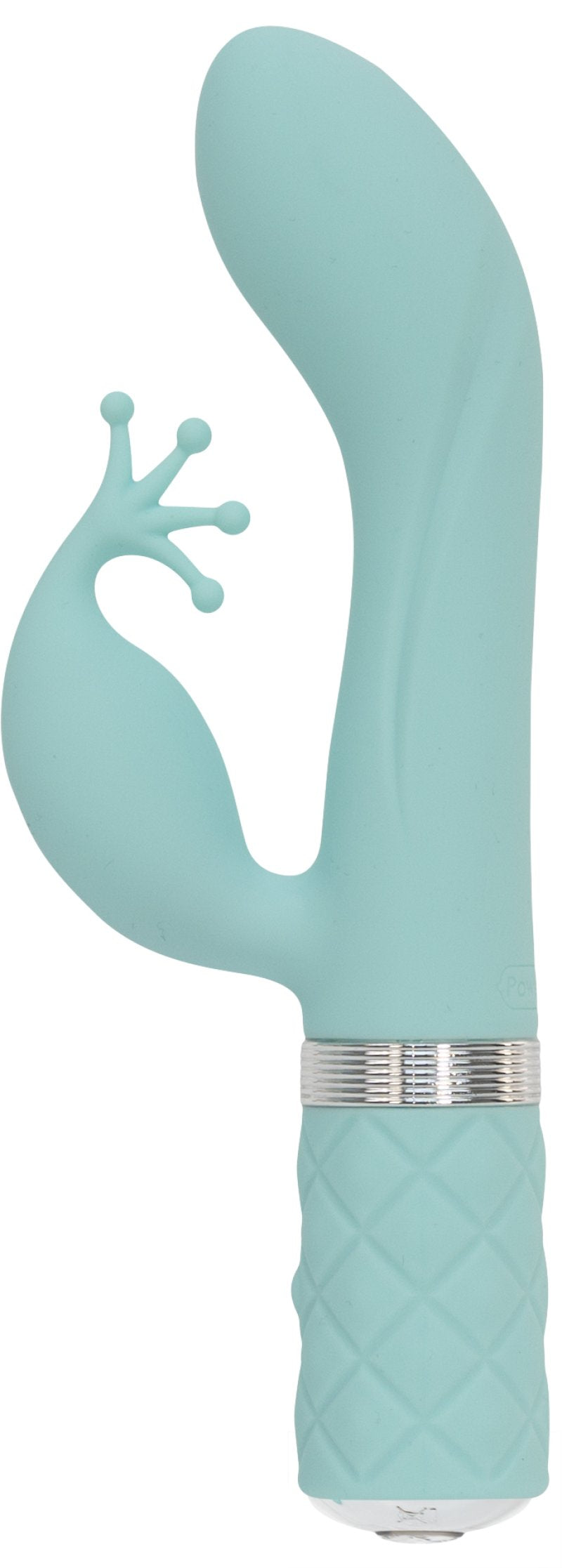 Pillow Talk KINKY Swarovski Multi-Tip Vibrator Teal Blue