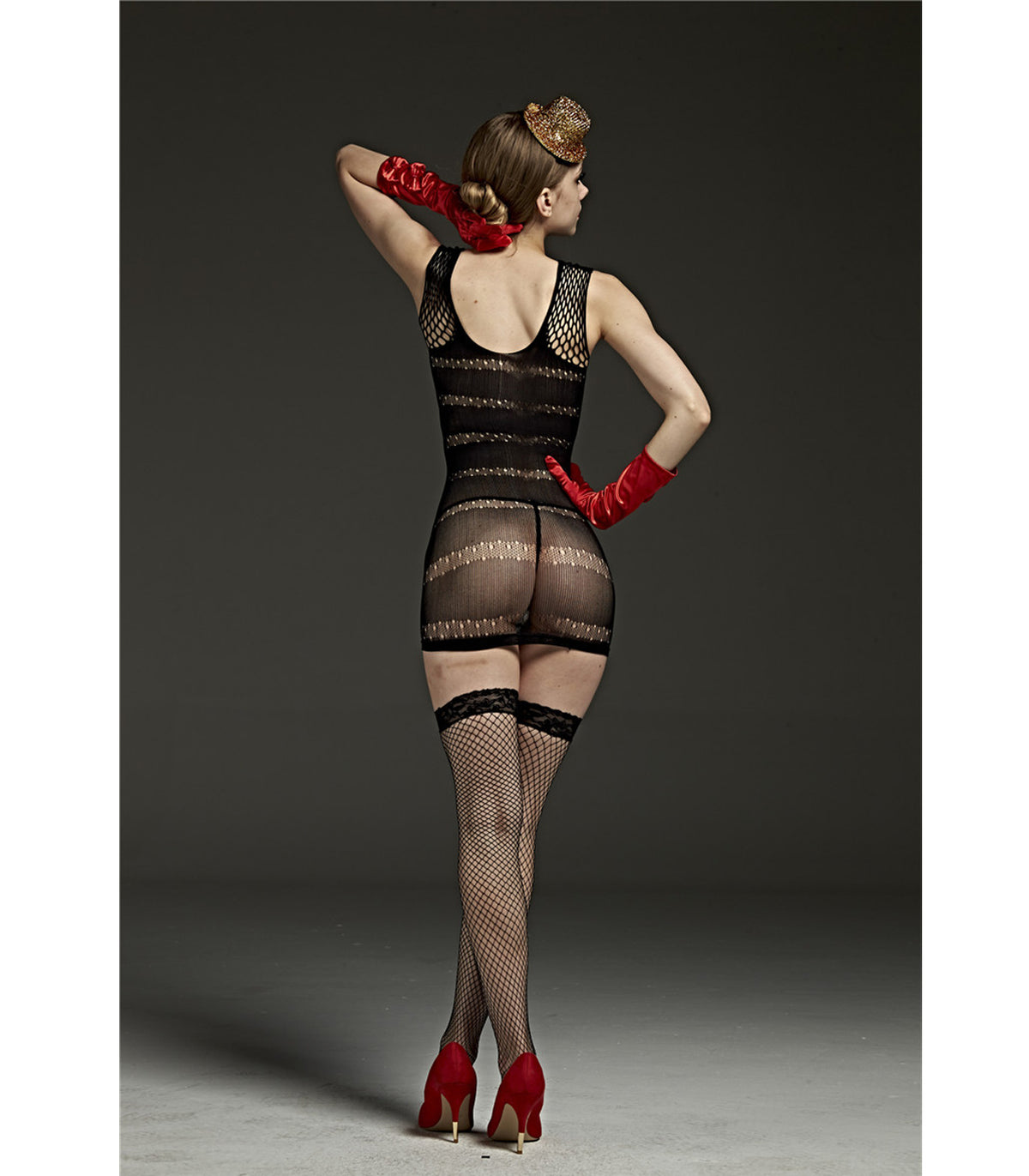 Sleeveless Stocking Dress Lin 7099