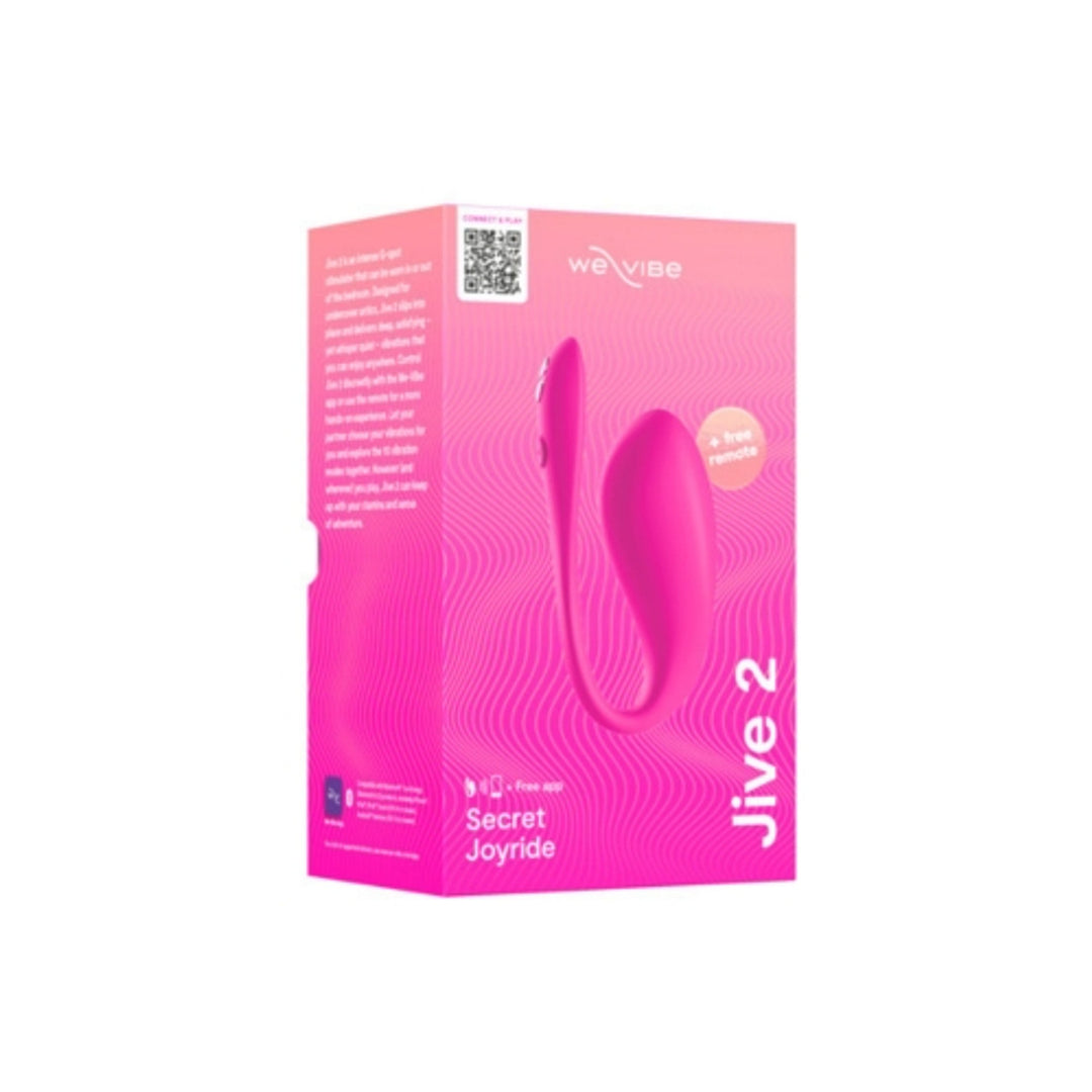 Jive 2 by We-Vibe Jive 2 Electric Pink Remote Rechargeaable Egg Vibrator with App
