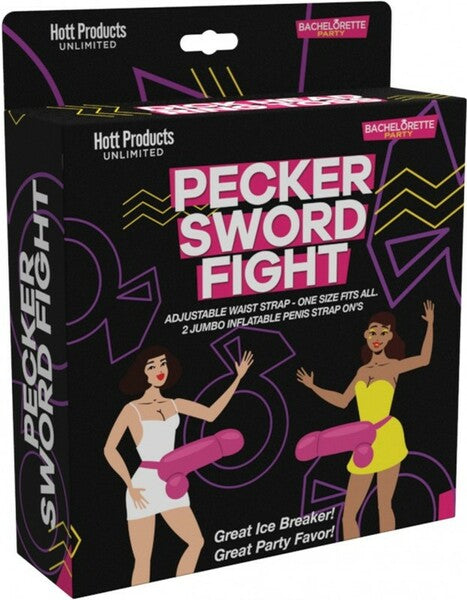 Pecker Sword Fight Strap on Inflatable Penises