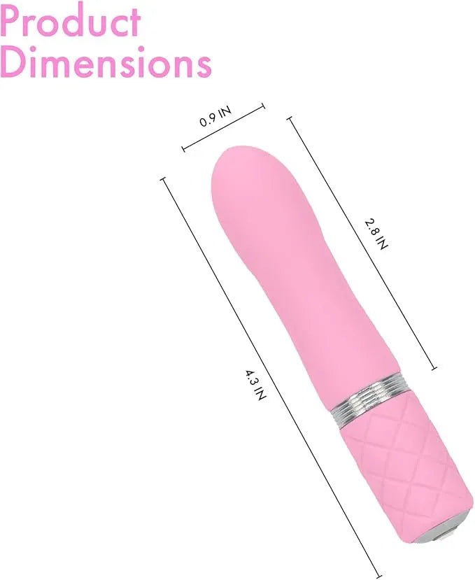 Pillow Talk FLIRTY Swarovski Mini Bullet Vibrator Pink