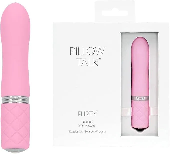 Pillow Talk FLIRTY Swarovski Mini Bullet Vibrator Pink