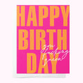 Bad On Paper HAPPY BIRTHDAY YOU FUCKING QUEEN greeting card