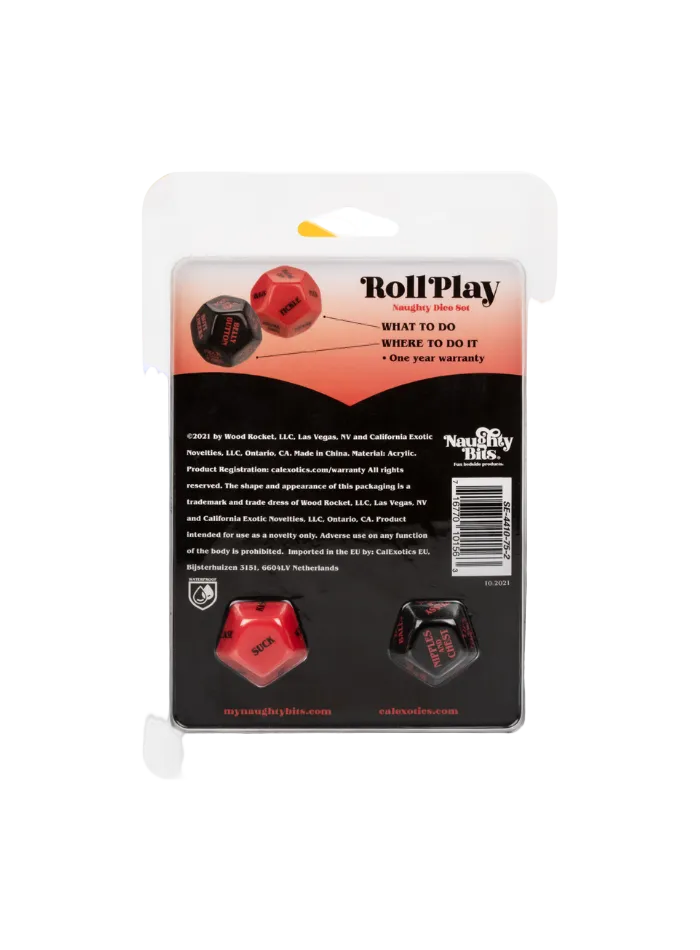 Naughty Bits Roll Play Naughty Dice Set