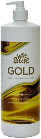 Wet Stuff Gold Water Based Lubricant with Pump Dispenser 1kg