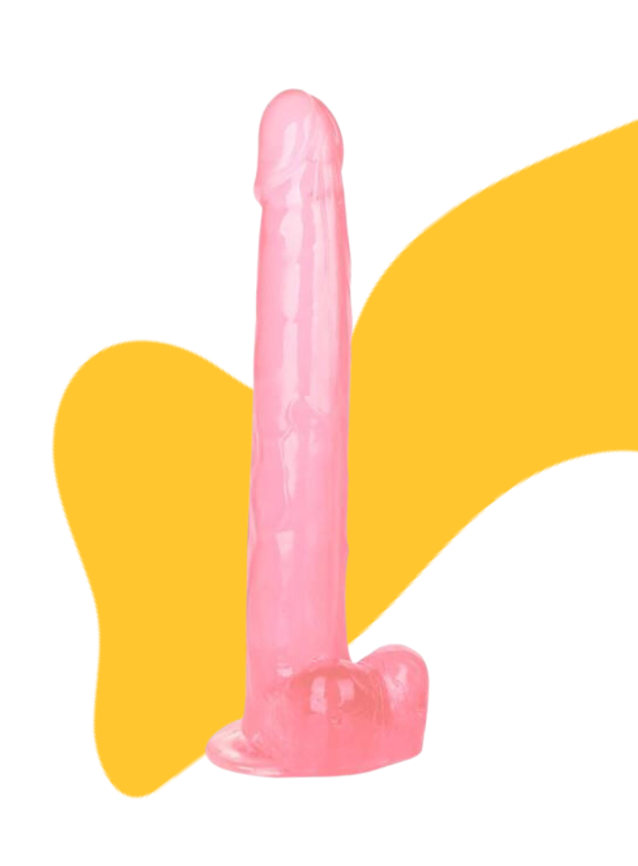 Calexotics SIZE QUEEN Flexible Dildo with Suction Cup and Balls