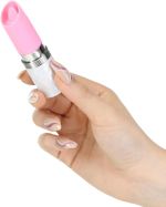 Pillow Talk LUSTY Swarovski Lipstick Vibrator Pink