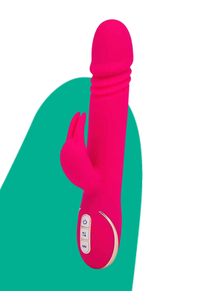 Vibe Couture SKATER thrusting rabbit vibrator Pink