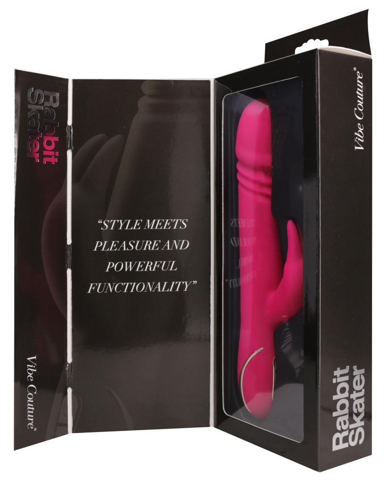 Vibe Couture SKATER thrusting rabbit vibrator Pink