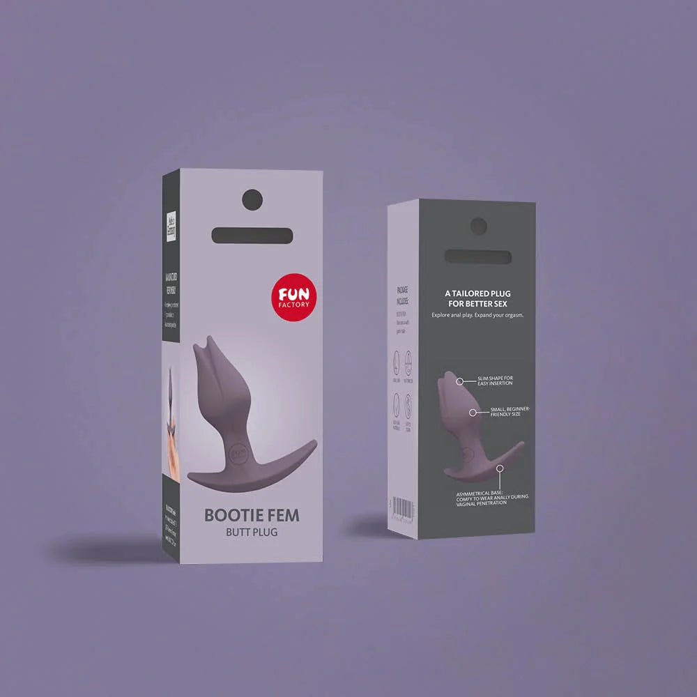 Fun Factory BOOTIE FEM female butt plug for vulva owners